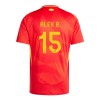 Camiseta de fútbol España Alex Baena 15 1ª equipación Euro 2024 Camiseta de fútbol España Alex Baena 15 1ª equipación Euro 2024